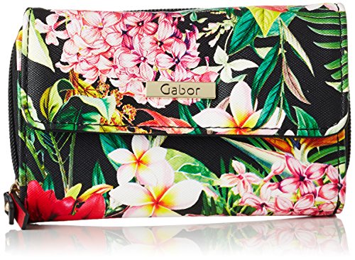 Preisvergleich Produktbild Gabor Damen Tropica Geldbörse, (schwarz), 10x4.5x14.5 cm