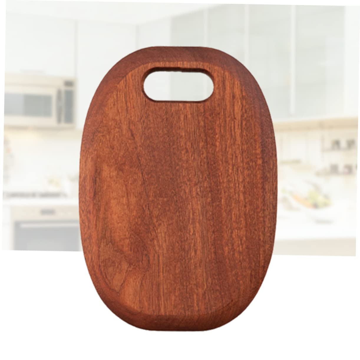 Planche à Découper en Bois Marron Rectangulaire, Finition Élégante