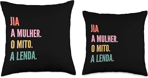 Miniatura 3 de Funny Portuguese First Name Design - Jia Throw Pillow