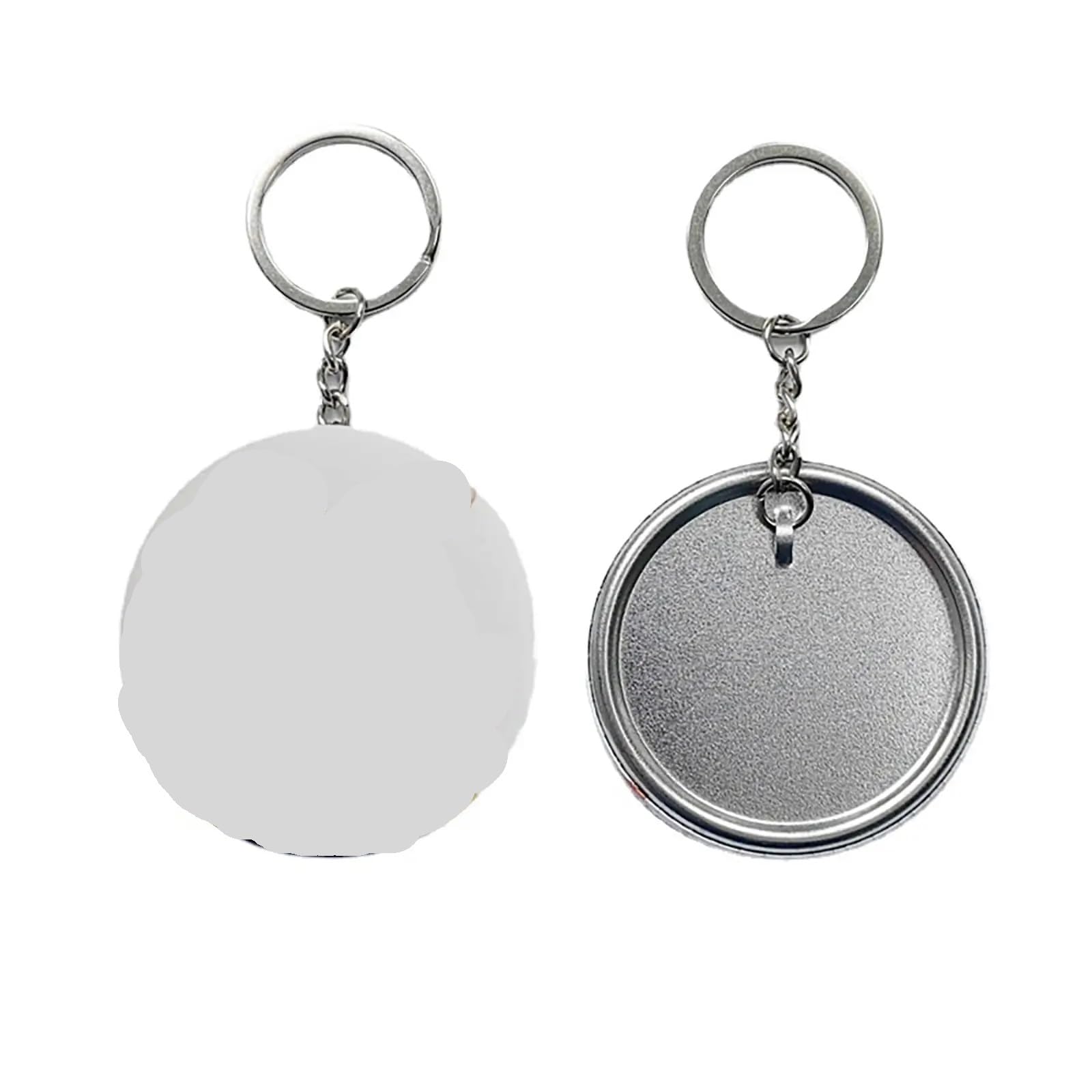 JOLIANE Keychain Button Making Supplies for Button Maker Machine 100 Sets 58mm Button Making Machine Badge