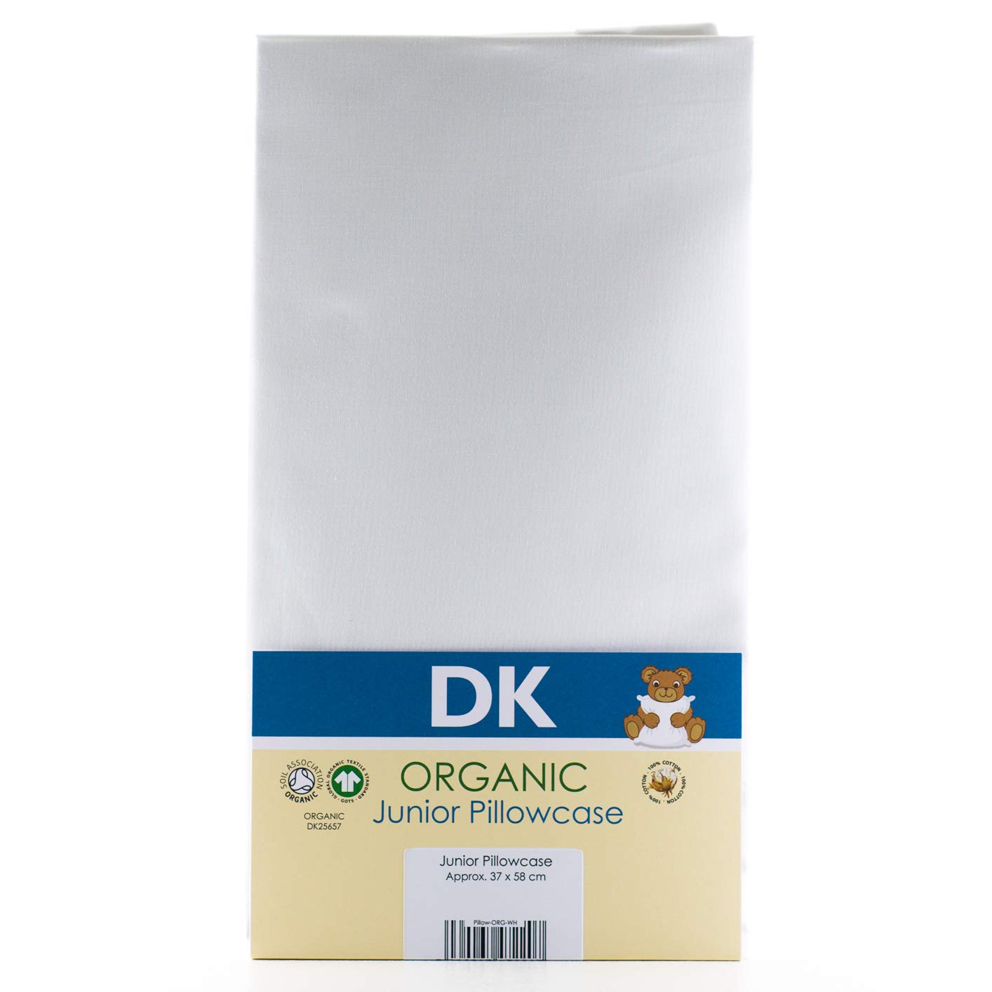 DK Glovesheets Junior Pillowcase (Organic White)