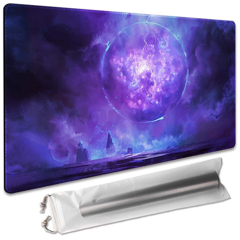 MTG Playmat with Zones Unofficial, Original Design Board Games Play mat 24x14 Inchnon Free Storage Bag - 2511271 (1118103, no Zone)