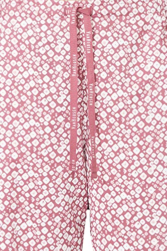 Image of Van Heusen Women's Printed Lounge Pants | Drawstrings & Side Pockets | Ultra Soft Fabric | Relaxed Fit | At home pyjamas | Everyday Comfort | Printed | Style 55306 | Available in Pack of 1 & 2