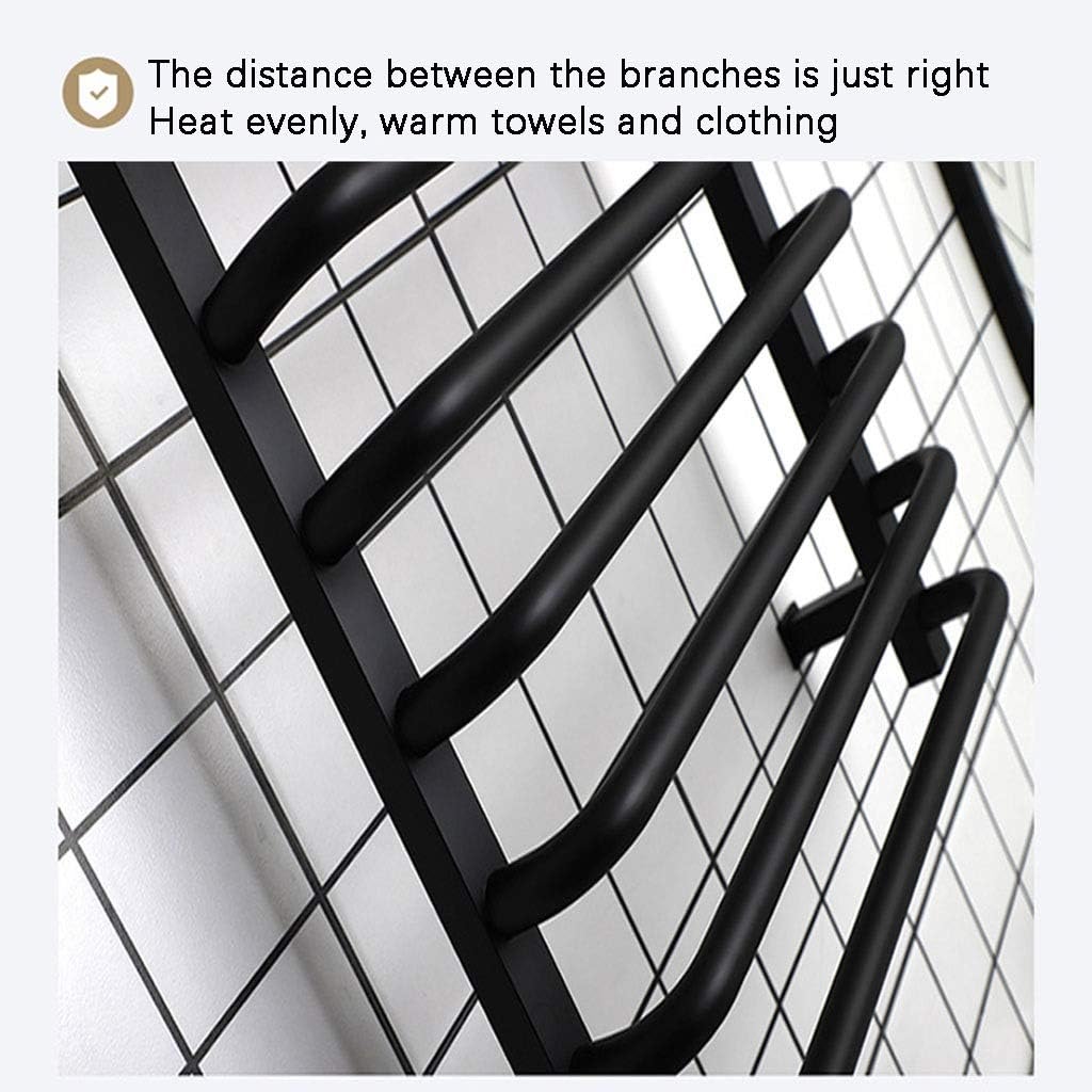 Smart Electric Towel Rack for Bathroom Wall Mounted Stainless Steel Towel Warmer Home Intelligent Constant Temperature Heating Rod image 3