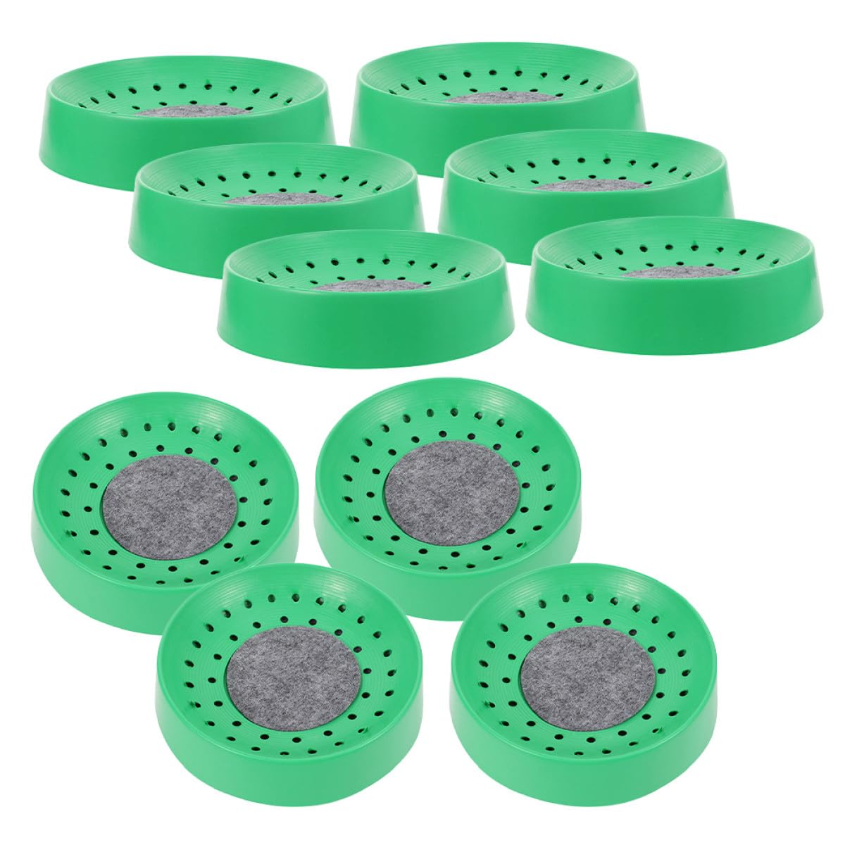Amosfun 10 Pezzi Nido per Incubazione Uova di Piccioni in Plastica Resistente Rete Protettiva Fondo, Accessori per Gabbie di Uccelli, per Allevamenti Domestici e Negozi di Animali