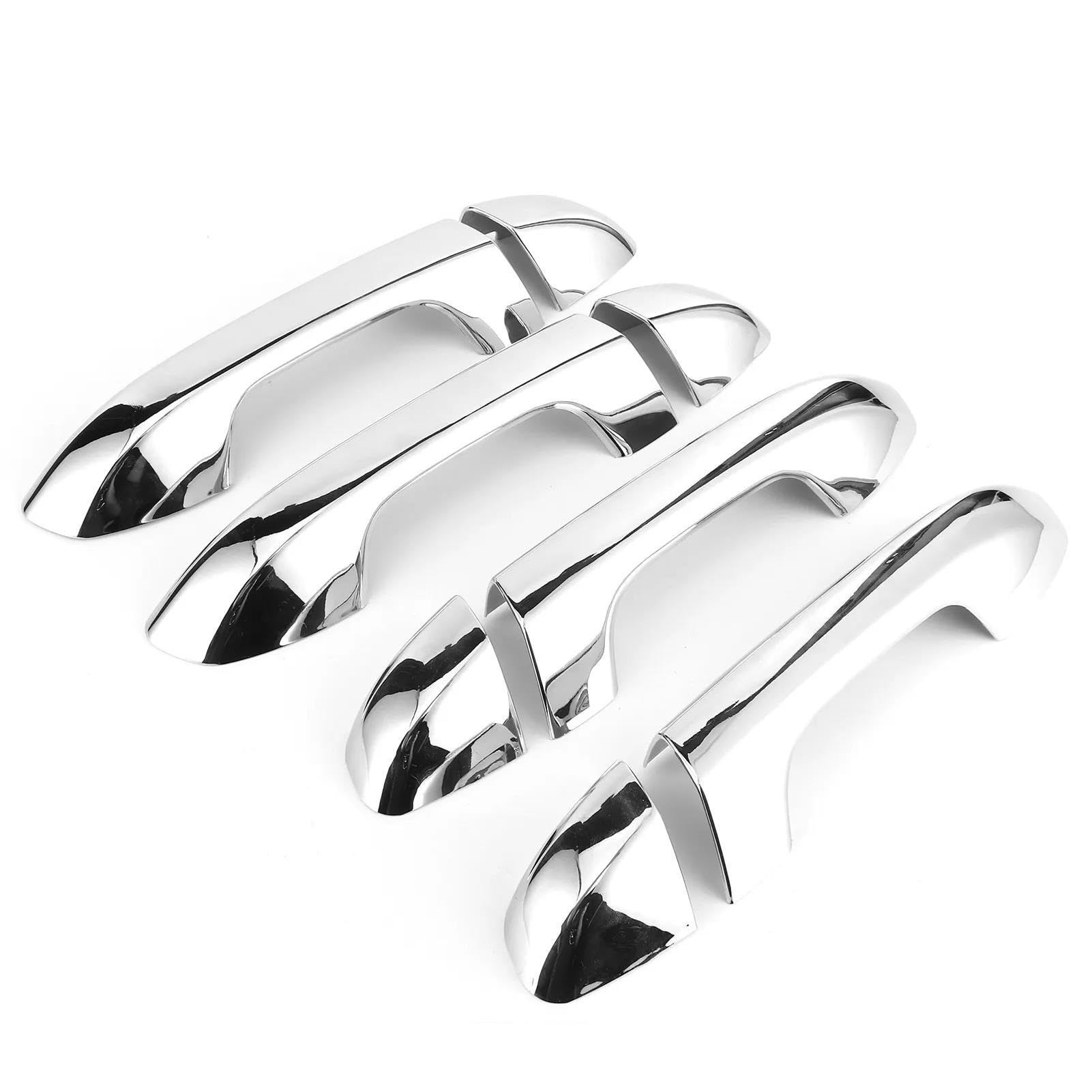 Garniture couvercle poignée porte argent pour sublimer votre auto