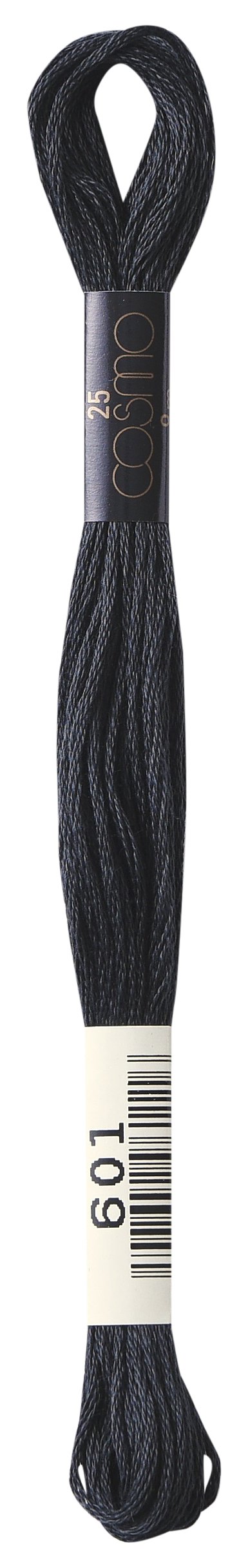 Lecien Cosmo No. 25 Embroidery Thread, Black