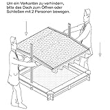 Habau 3024 – Sandkasten Tino mit senkbarem Dach - 5