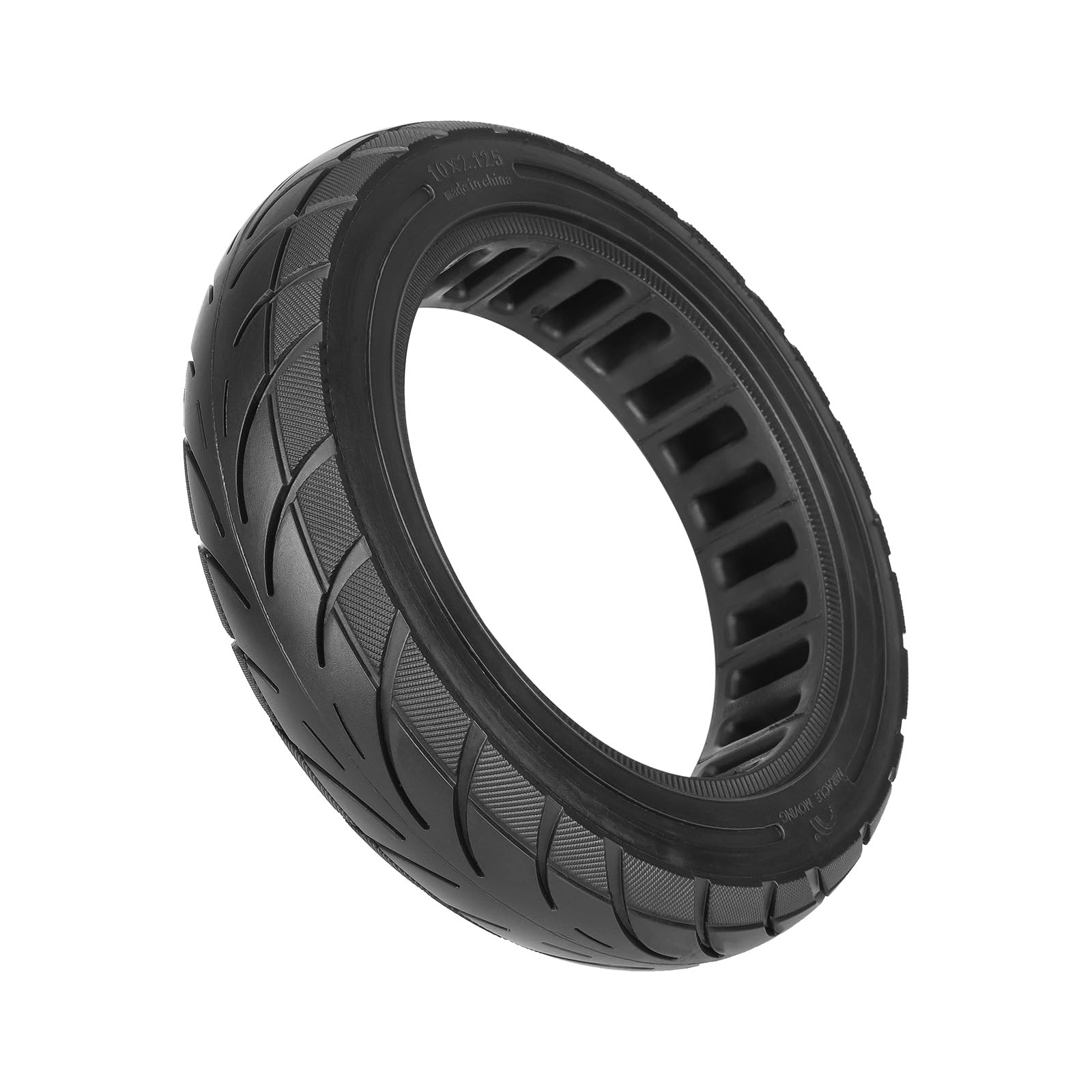 10 x 2,125-6,5/6,6 pneumatici completi per Segway Ninebot D18 D28 D38 D38D, per Xiaomi 4 Lite Gen2, Odys Alpha X5, 55/80-6,6 Navee V25i Pro/V40i Pro/V50i Pro, pneumatici in gomma piena (1)