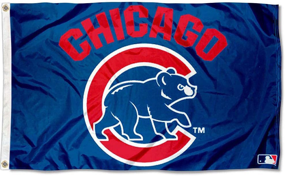 Chicago Baseball Walking Bear Flag 3x5 Banner