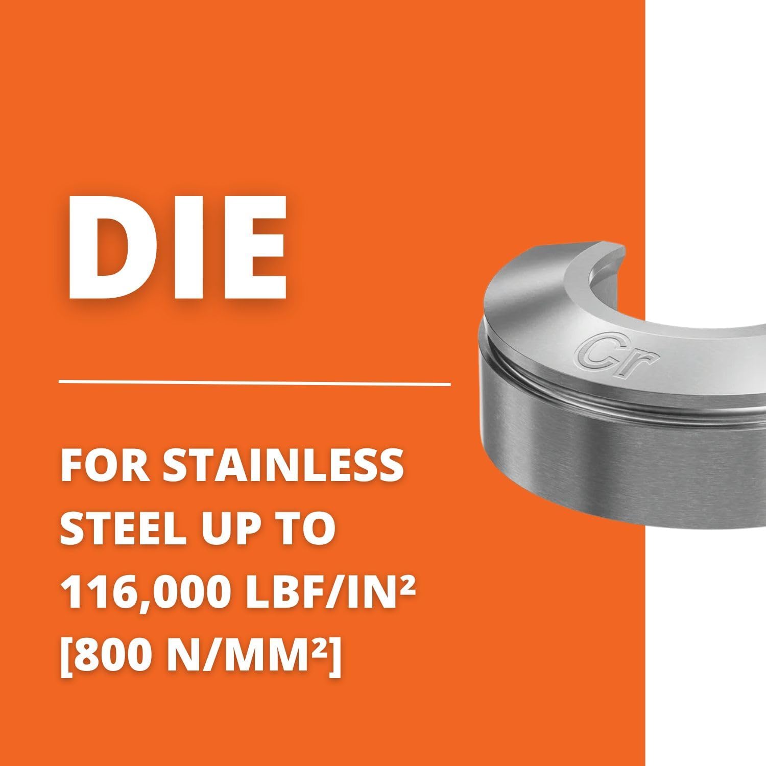 Fein Die for BLK 3.5 E Nibbler - High-Precision Cutting for Stainless Steel up to 116,000 lbf/in² (800 N/mm²), Durable Construction, Easy Installation - 31309094001