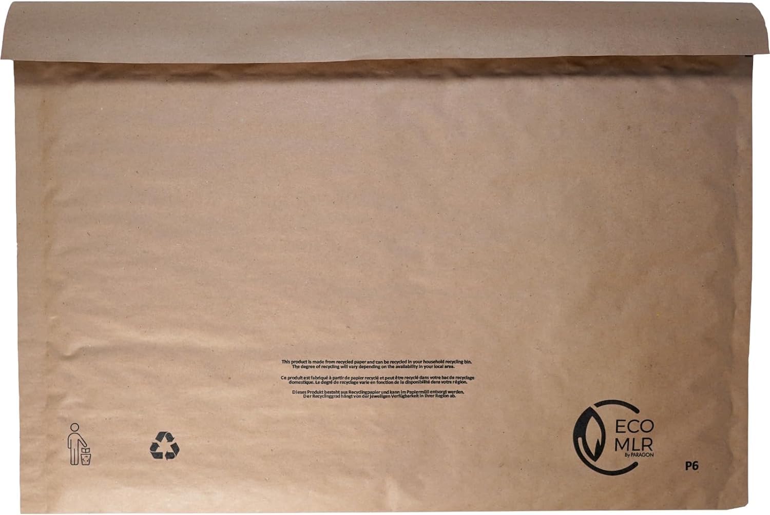 The ecoMLR FSC P6 Recyclable, Sustainable Padded Paper Mail Bag, Pack of 50