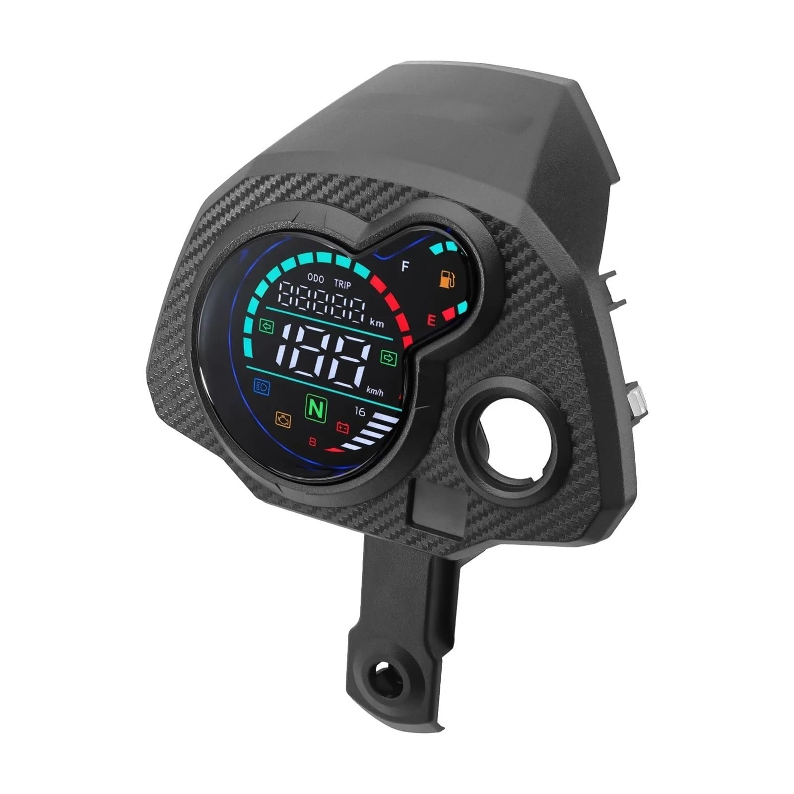 Gruppo Strumenti Moto Tachimetro Contagiri Contachilometri Sostituzione Cruscotto Digitale Per Navi 110 Con Staffa