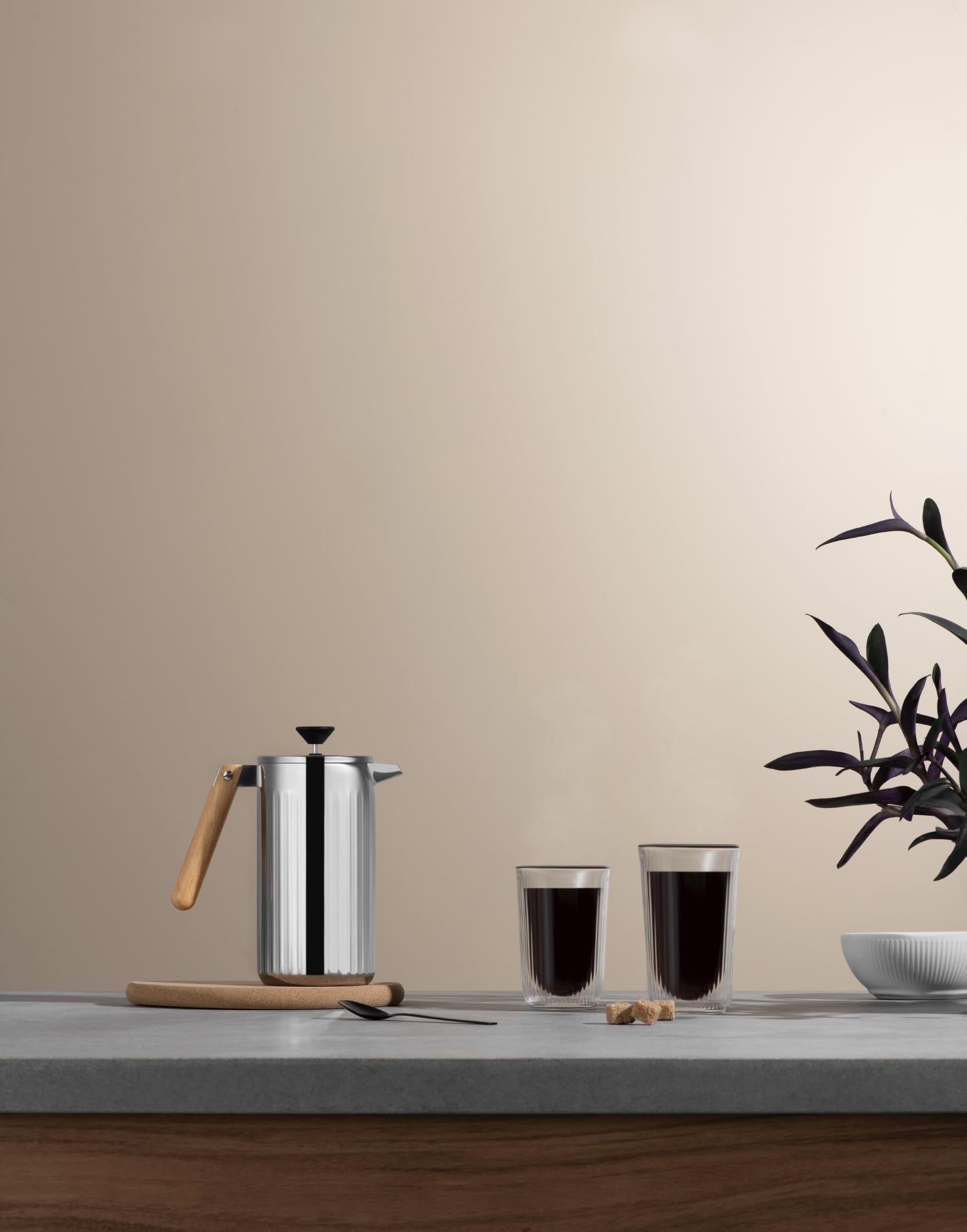 BODUM Douro - Cafetera de prensa francesa de doble pared de 340.2 g, acero inoxidable pulido