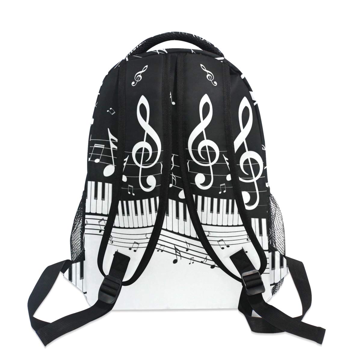 Rucksack, abstrakte Musik, Klaviernote, multifunktional, Tagesrucksack für Männer, Frauen, Jungen, Mädchen, Reisen, Wandern, Camping, Schule, Büchertasche
