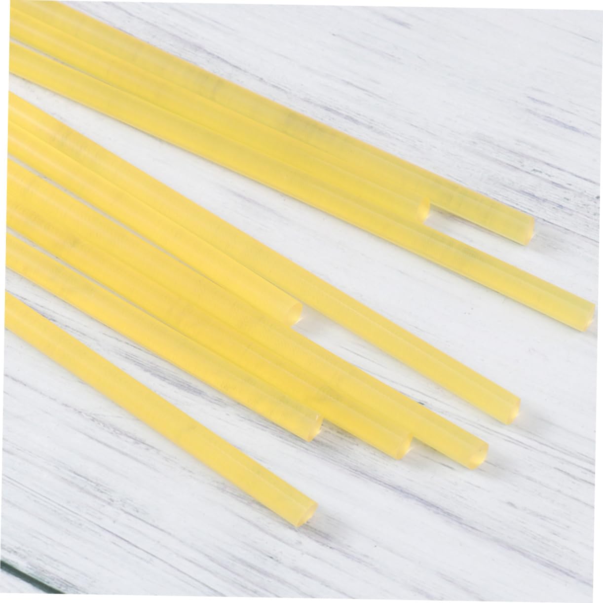 DOITOOL Lot De 100 Bâtons De Colle Thermofusible Transparents À Paillettes Pour Loisirs Créatifs Transparents Jaunes