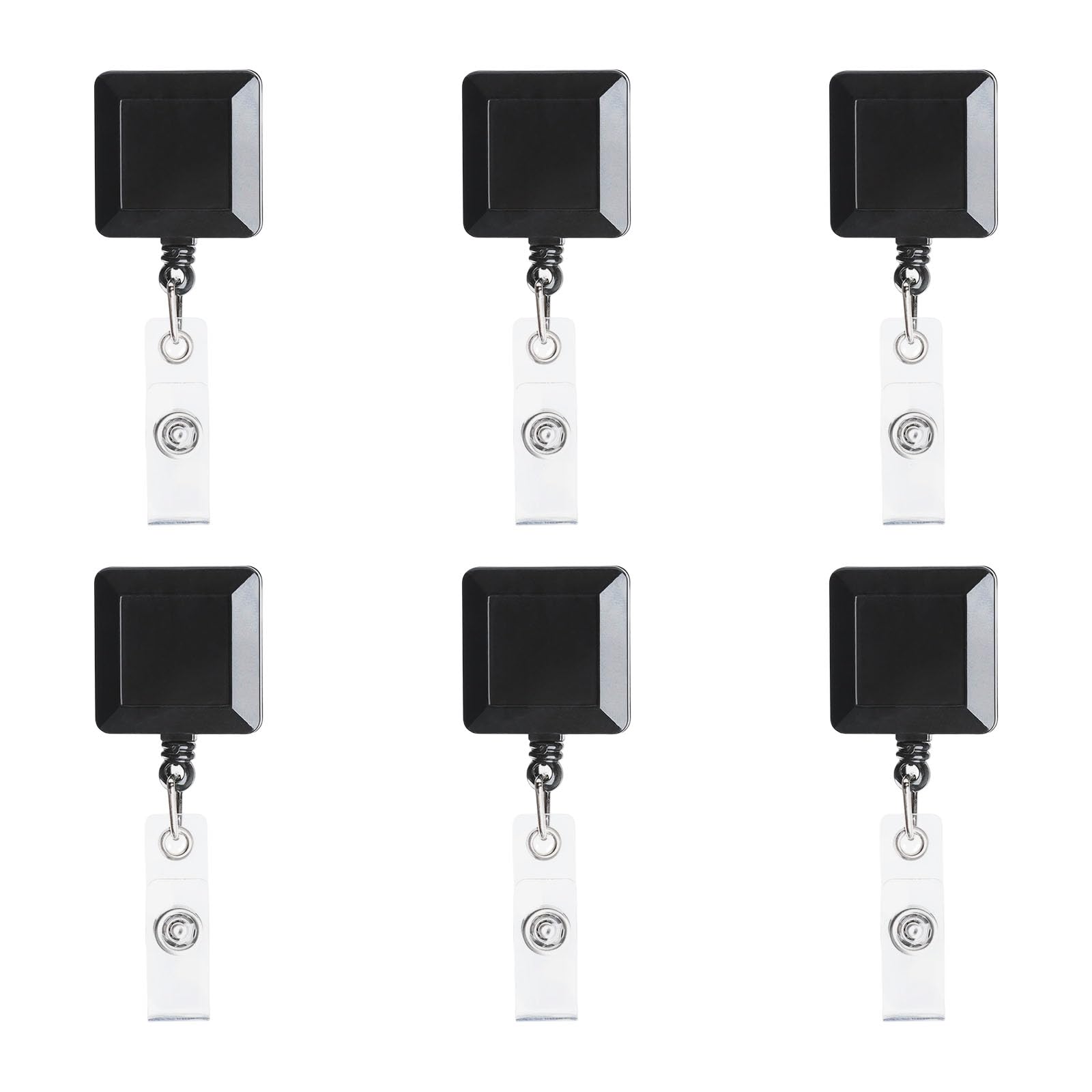 TFAOYS Portable Retractable Card Reel with Sturdy Materials for Daily Offices Wear Rotating Clip Symbol Owner