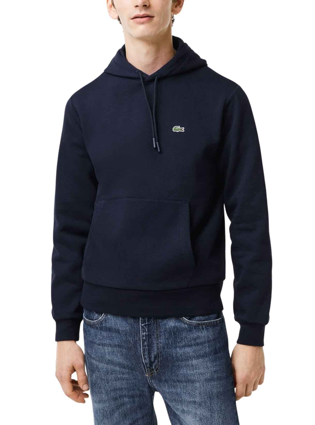 Lacoste Men's Sh9623 Sweatshirts, Marine, S
