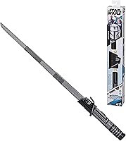 Vista 1 de STAR WARS Sable de luz Forge Darksaber electrónico extensible, sable de luz negro juguete, juguete de rol personalizable para niños de 4 años