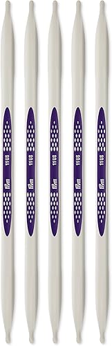 Miniatura 10 de Prym Ergonomics - Aguja de tejer de doble punto de 8 pulgadas, tamaño 1 (paquete de 5)