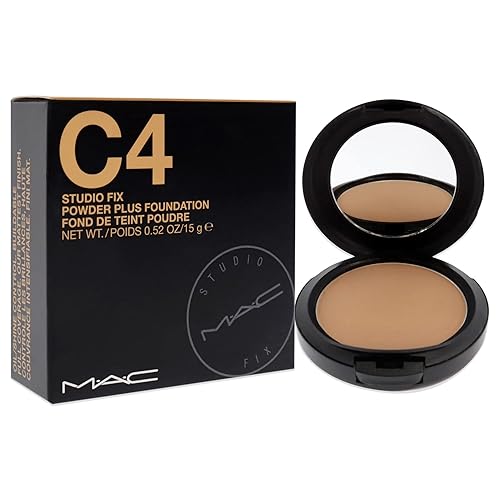 Miniatura 3 de MAC Studio Fix Powder Plus Foundation C4, Multi, 0.52 onzas (JL69060225)