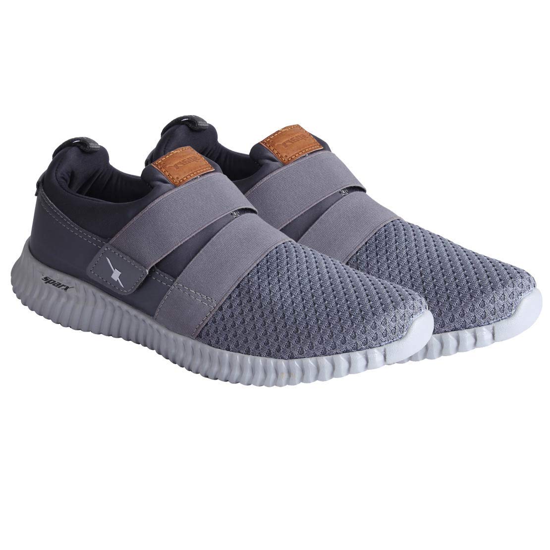 Mens SM 406 | Enhanced Durability & Soft Cushion | Grey Running Shoe - 10 UK (SM 406)-image-48
