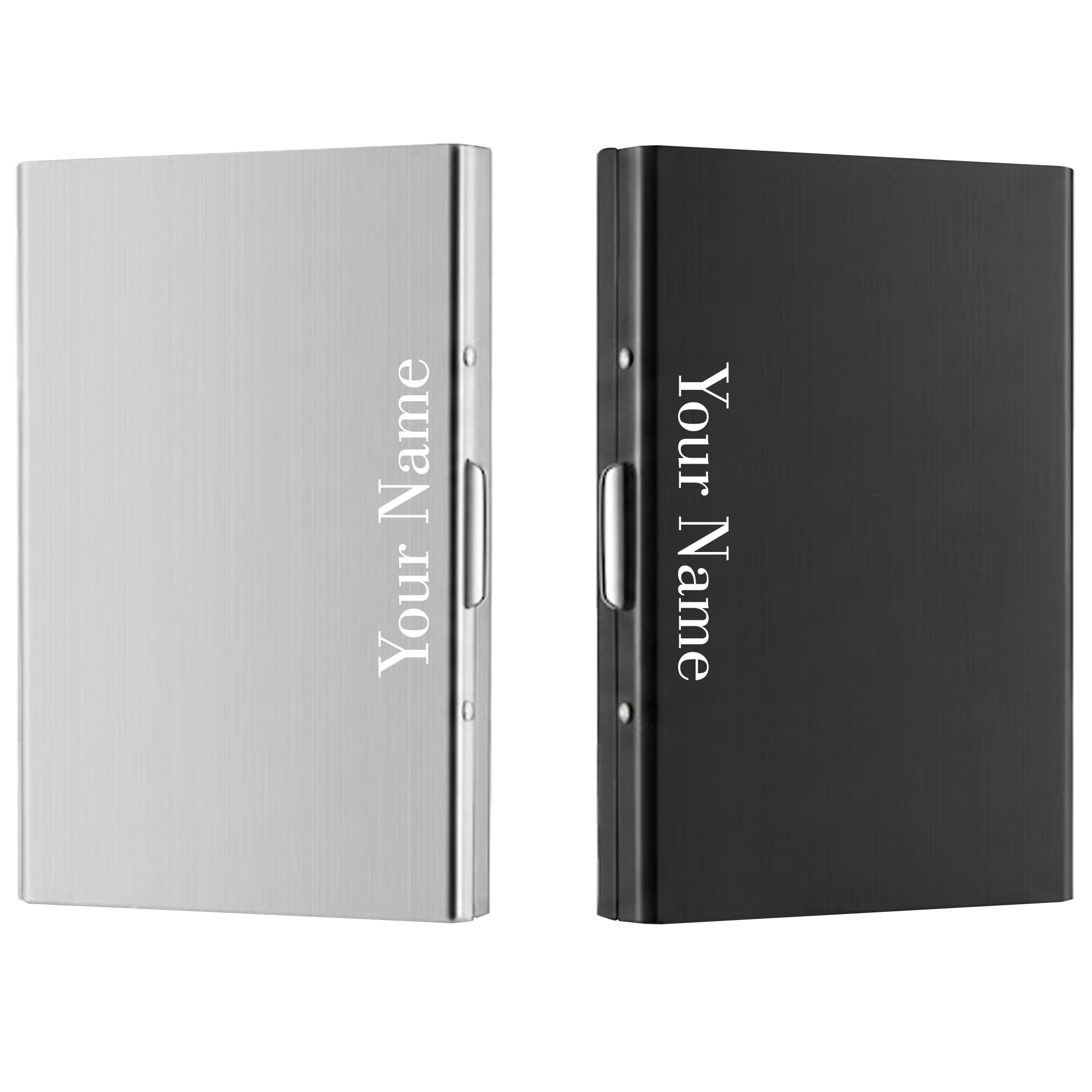 Mini2buy Personalized Name Engraved Wallet (6 Large Card Slots) RFID Protected Store Upto 10-20 Credit | Debit | ATM | Business Cards for Corporate Gift Unisex (9.5 x 6.6 x 1.9 CM) (6-S Mutli-Color)-image-9