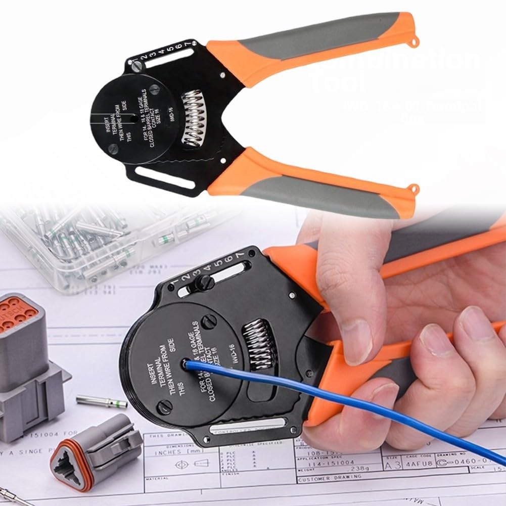 Crimpadora de aguja de aviación para DELCHI 1-2,5 mm² (Crimping Tool)