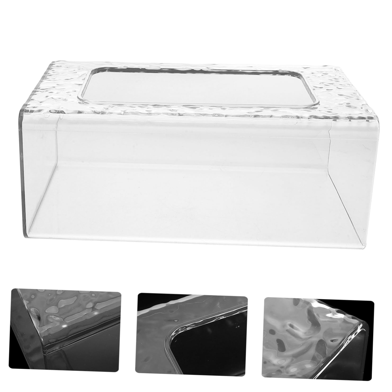 STOBAZA 3er-Box Taschentuchbox Für Die Wand Papiertuchspender Tissue-etui Zur Wandmontage Etui Für Feuchttücher Badezimmer Serviettenhalter Papierhandtuchhalter Zur Wandmontage Plastik