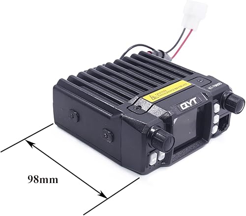 Miniatura 4 de Transceptor móvil QYT KT-7900D 25W Tri-Band 144-148 (VHF)/222-225 (1.25M)/420-450MHz (UHF) Mini Radio de coche de dos vías con cable de programación