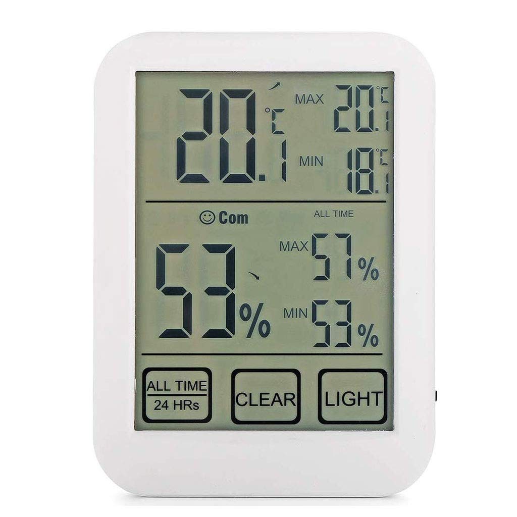 Termometr pokojowy - elektroniczny miernik temperatury i wilgotności, termometr pokojowy