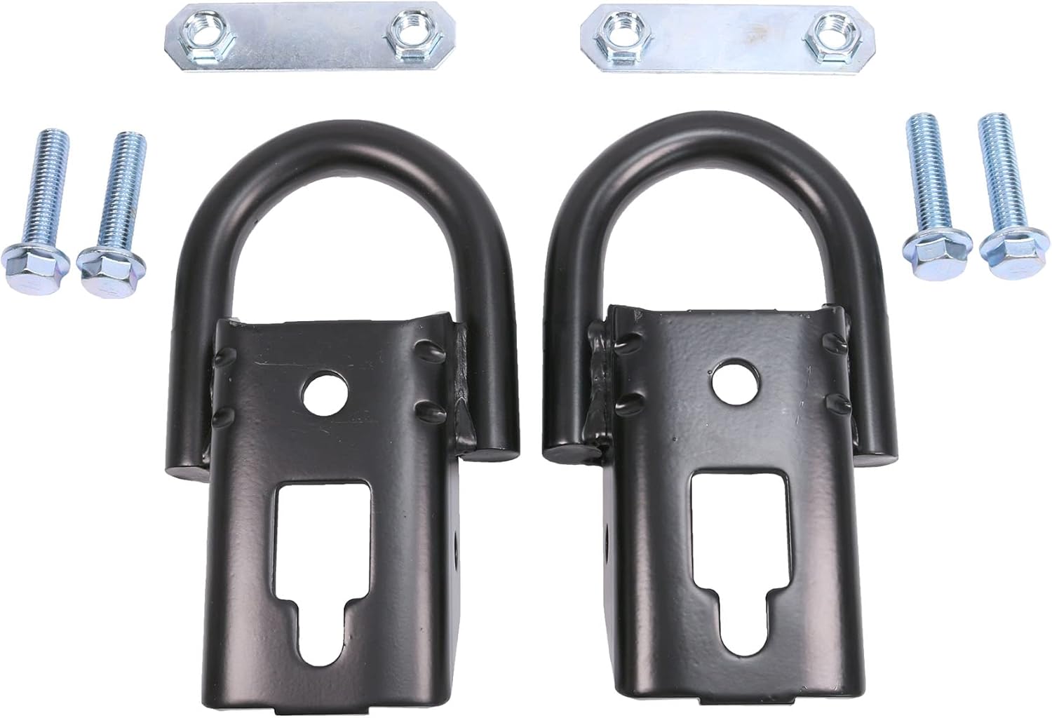 JDMSPEED New Tow Hook Front Right or Left Heavy Duty D-Ring Set (2) FL3Z17A954C Replacement For Ford