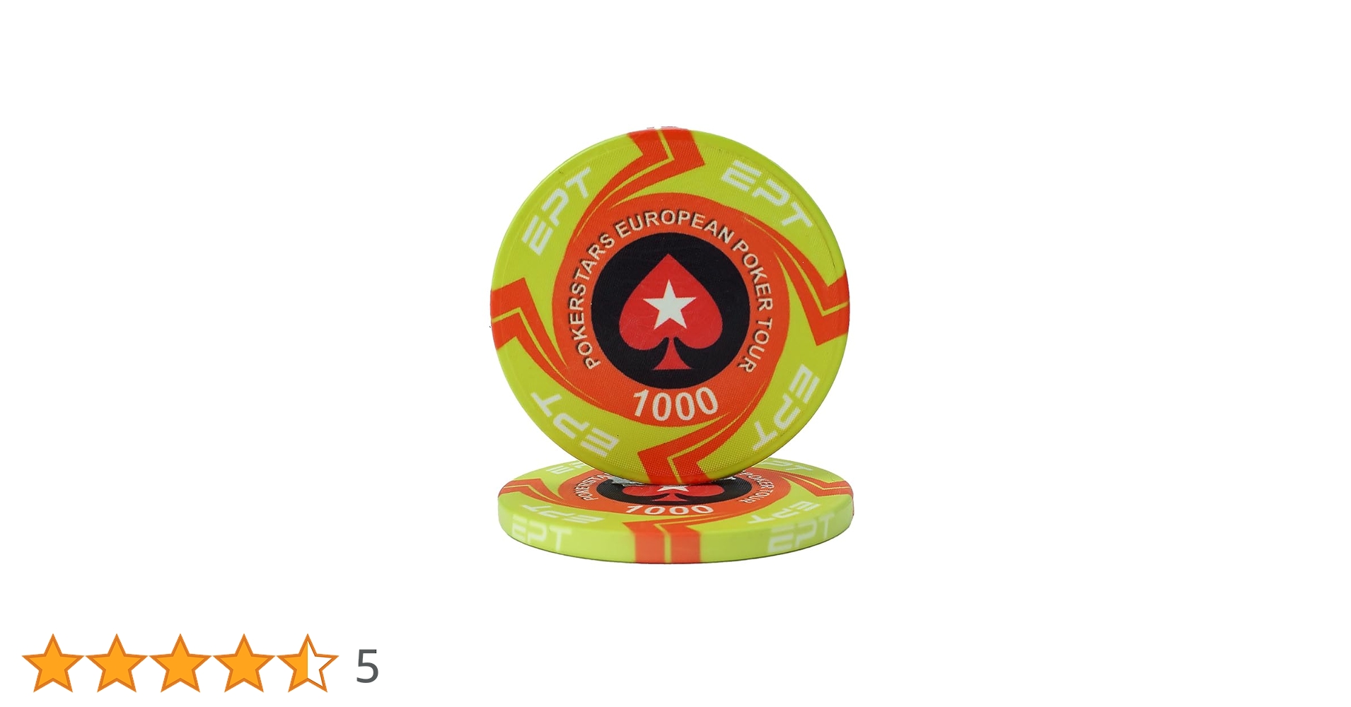 Amazon | EPTポーカーチップ25枚セット ($1000) [並行輸入品] | カジノ