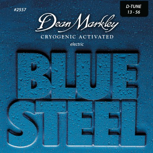 Dean markley Blue Steel Electric Guitar Stings Drop Tune 13-56 2557 Bleu Cover