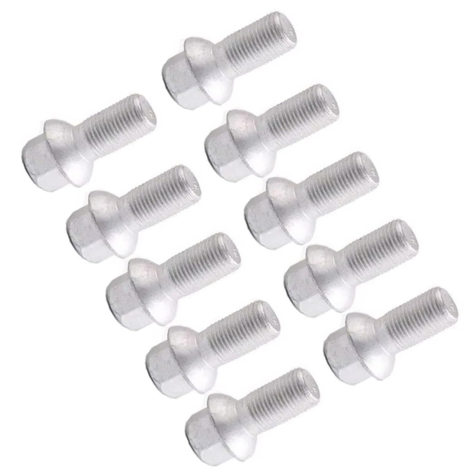 Bulloni ruota auto Compatibile Con Benz Per R Class R500 2006 2007 Set Da 10 Pezzi Di Dadi Per Cerchi In Lega Con Rondelle Coniche OEM: 0009904907