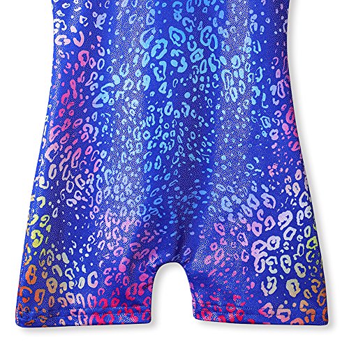 image for Kidsparadisy Gymnastics Leotards for Girls with Shorts Sparkly Unicorn