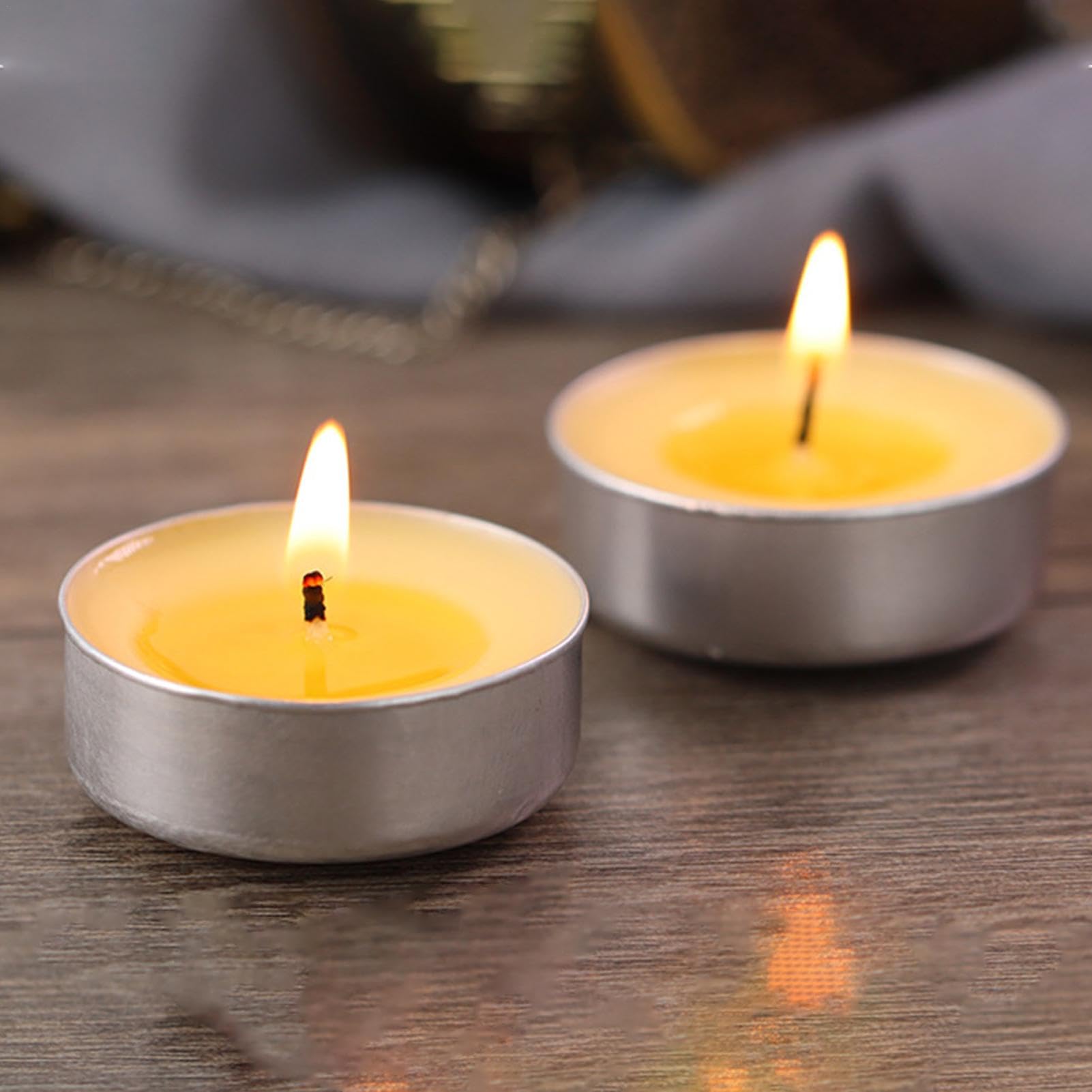 tealight, tealight inodori, bianche senza fumo, senza profumo, lunga durata, , , , piccola candela con design della lampada Ghee per la celebrazione