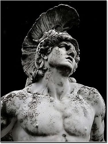 Marcos de póster de escultura griega de Aquiles, decoración de pared, pósteres e impresiones, papel tapiz para decoración de dormitorio, impresión