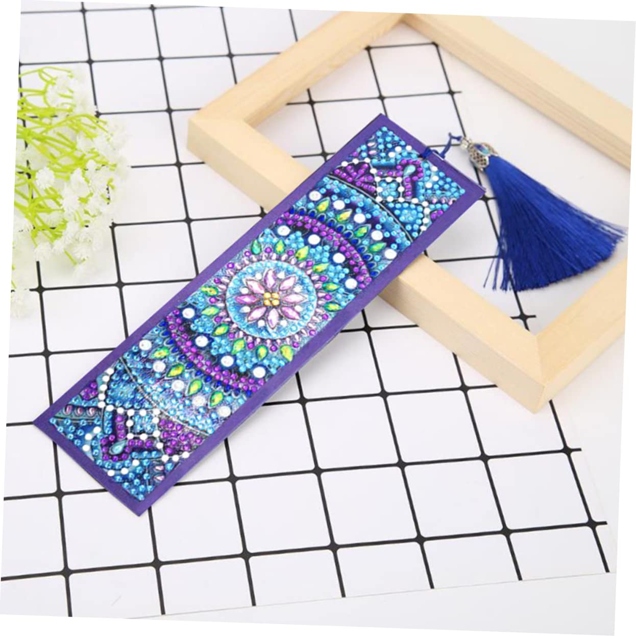 Housoutil 3 Set Segnalibri Artigianali Con Decorativi Kit Diy Con Nappa E Accessori Facile Realizzare Per Regali E Decorazioni 2 Pezzi*3