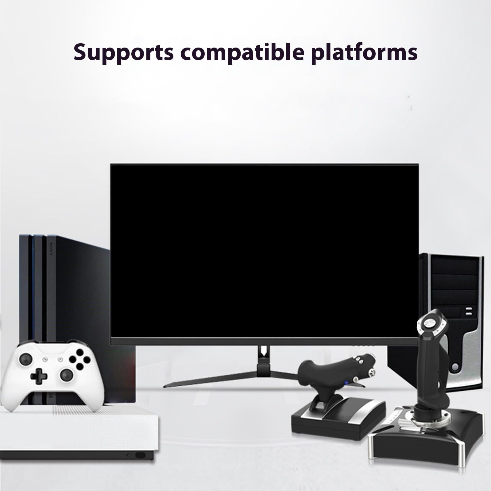 Controlador De Simuladores Vuelo Grammable Con Respuesta Agitación Joystick Ergonómico Fácil Operar Para PXN 2119 Vibration Comentarios Controlador Juegos
