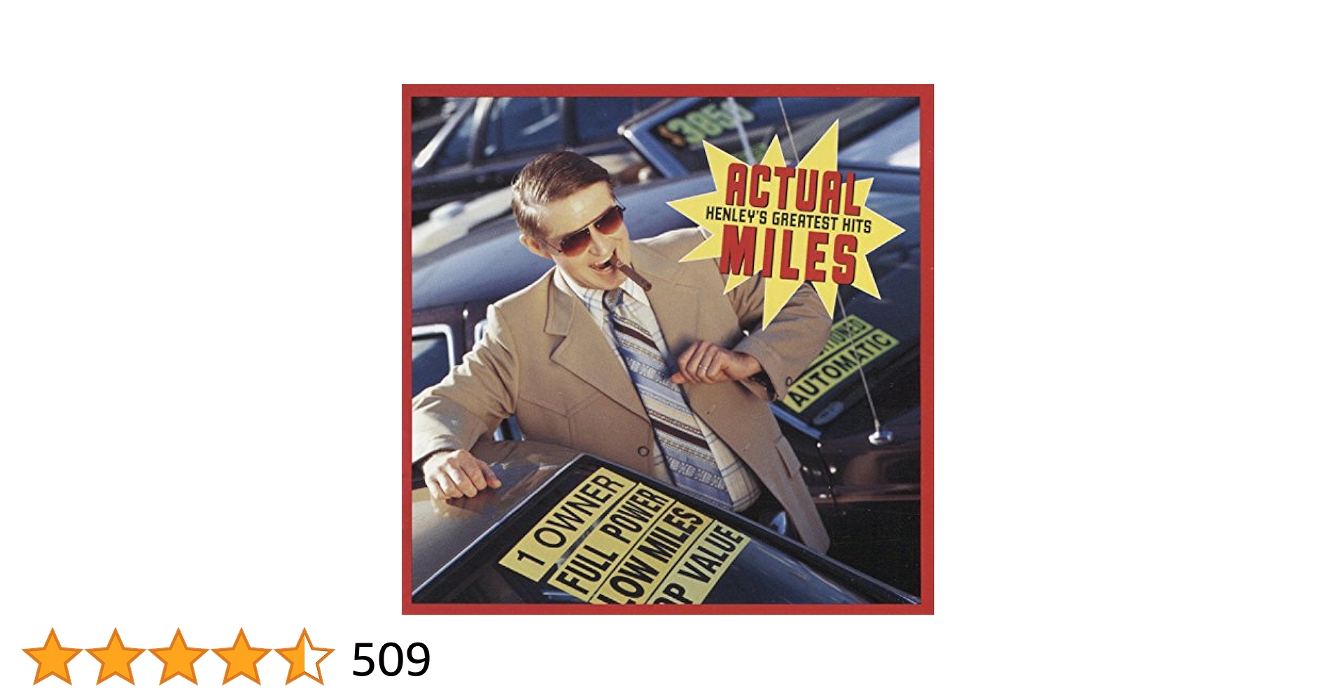 【3枚1100円】DON HENLEY - アクチュアル・マイルス Amazon.co.jp: アクチュアル・マイルス・ドン・ヘンリー・グレイ