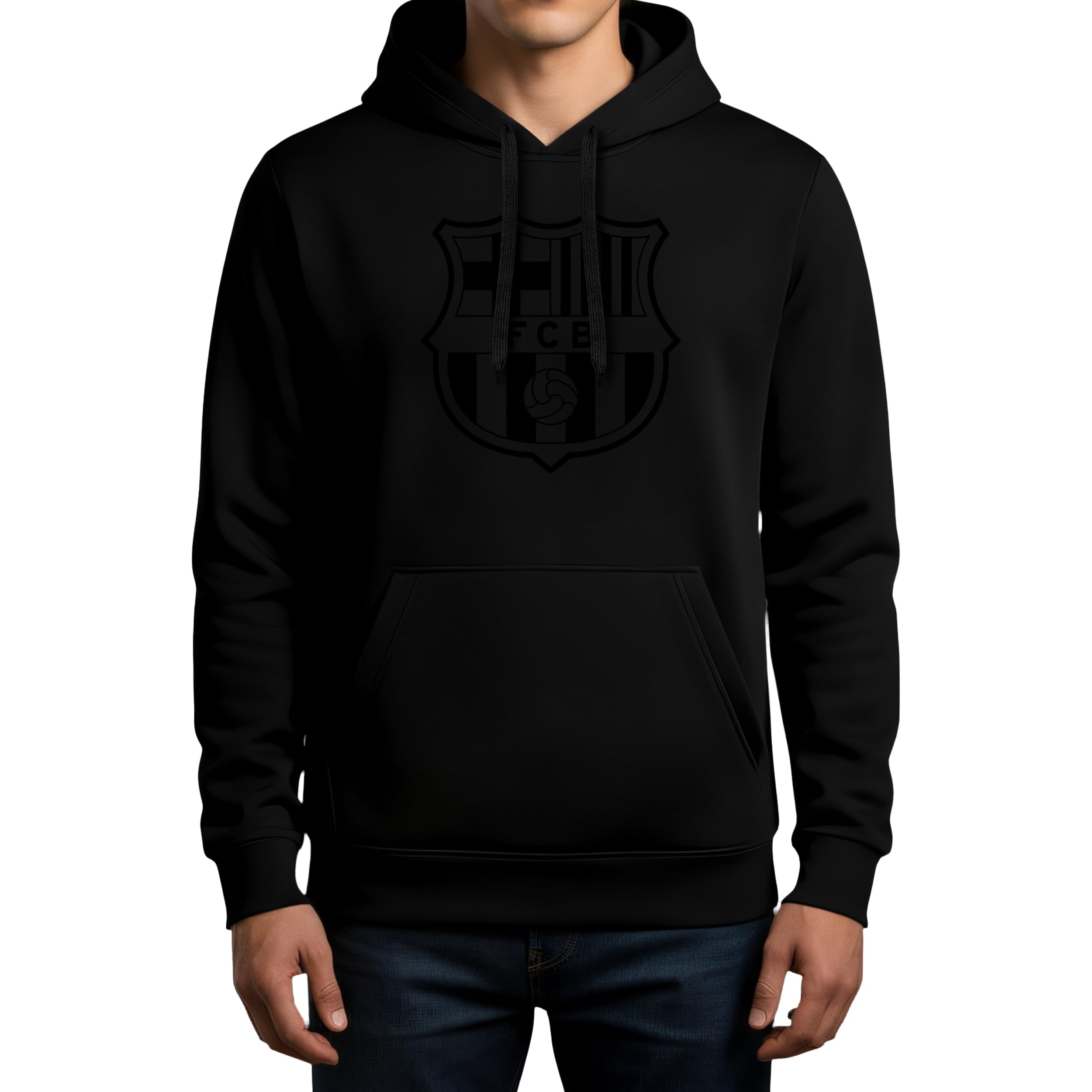 Icon Sports Officially Licensed International Club Blackout Pullover Hoodie - Unisex Adult