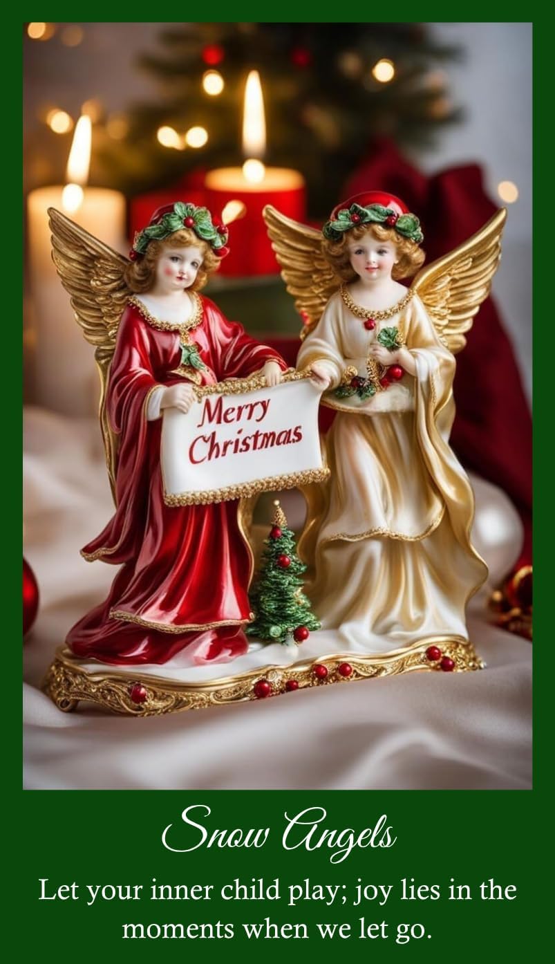 Generic Oracle of the Christmas Spirit Cards Deck. Christmas and Winter Oracle Cards