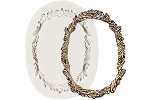 Oval Silicone Mold - Photo Frame Fondant Mold