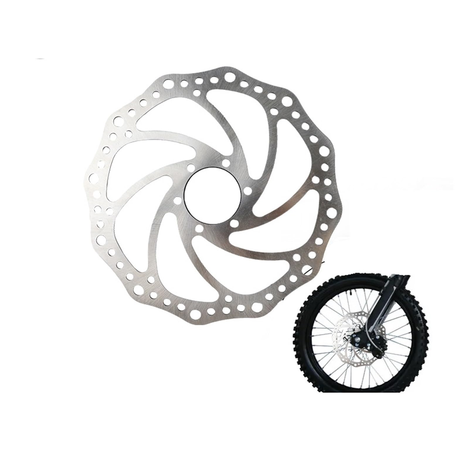 Rotore Disco Freno Il Motociclo Universale Parte Le Pastiglie Dei Freni A Disco Da 180 Mm Con La Bici Bicicletta Rotore A Idraulico A 6 Bulloni