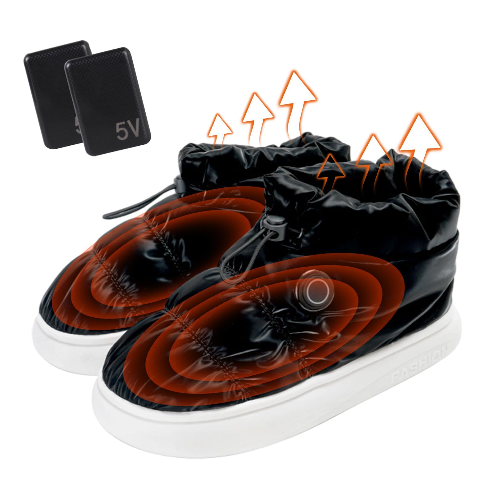 Stivali termici,Scarpe termiche ricaricabili - Scarpe calde per piedi riscaldate | riscaldabili per uomo ricaricabile, scarpe scaldapiedi elettrici, scarpe termiche per ca