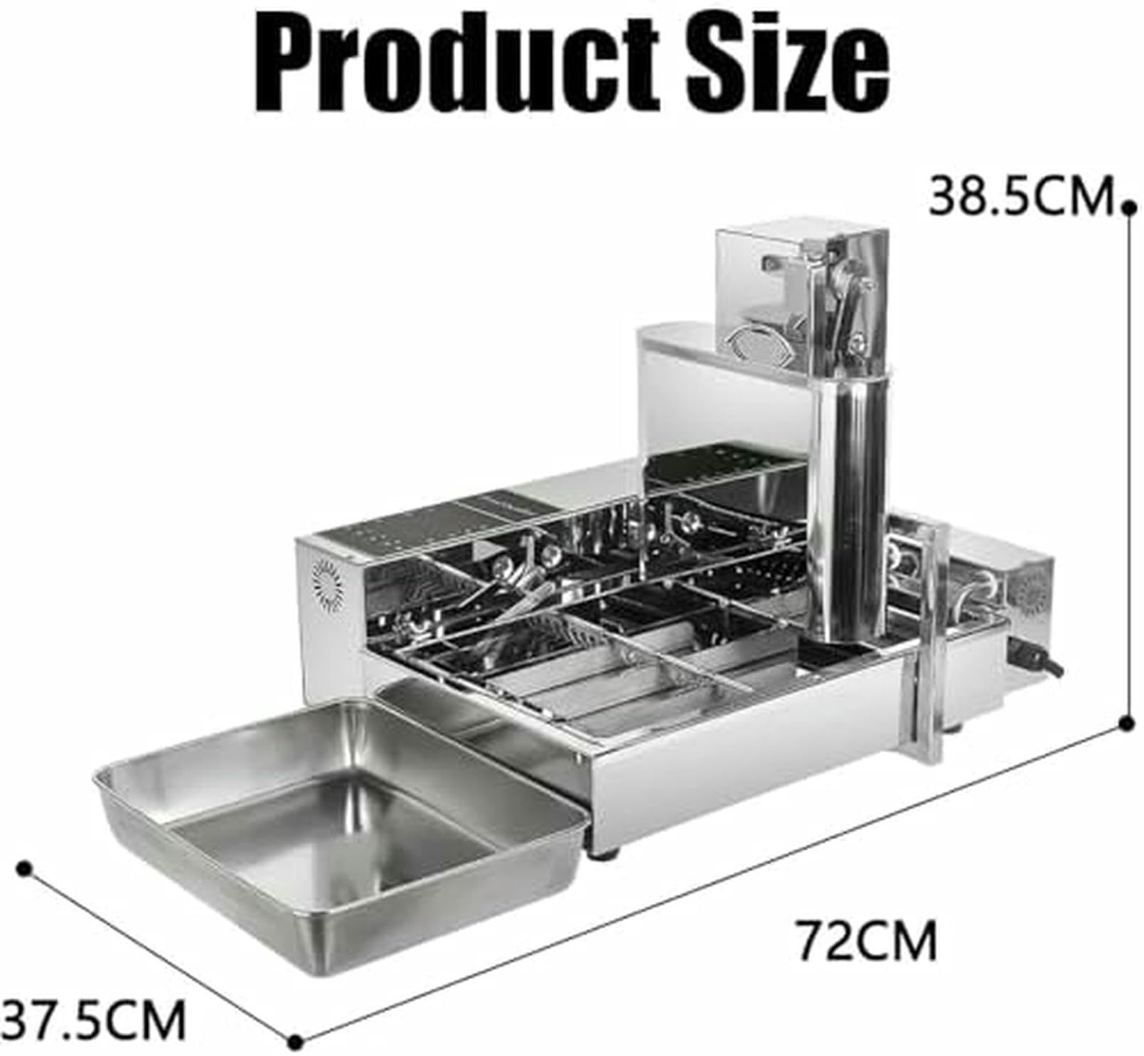 Machine Automatique De Fabrication De Beignets pour Un Petit-Déjeuner, des Collations Et des Desserts Faciles avec Revêtement Antiadhésif