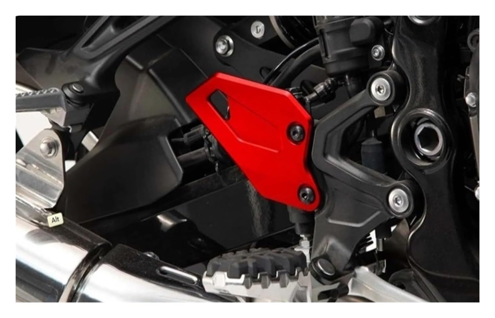 Adatto for KAWASAKI for Z900RS Z900 SE Z 900 RS for Cafe Motorcycle Piastra di protezione del tallone posteriore Poggiapiedi Pedale poggiapiedi 2017-2023(Red)