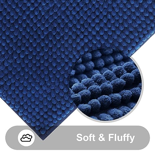 smiry Non Slip Chenille Bath Mat, Extra Soft Bathroom Mat - Image 3