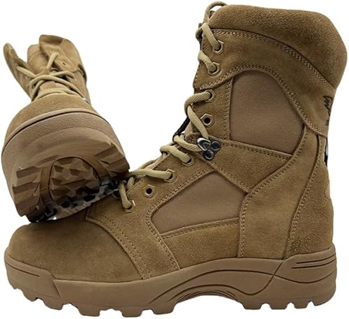 Miniatura 7 de Botas tácticas militares para hombre, ligeras, duraderas, antideslizantes, botas de trabajo, botas de desierto